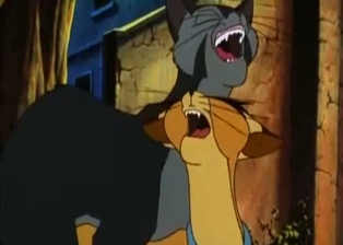 Two sexy cats are fucking hard in cartoon