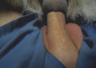 Deep and hard fuck with animal that prefers gape